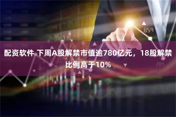 配资软件 下周A股解禁市值逾780亿元，18股解禁比例高于10%